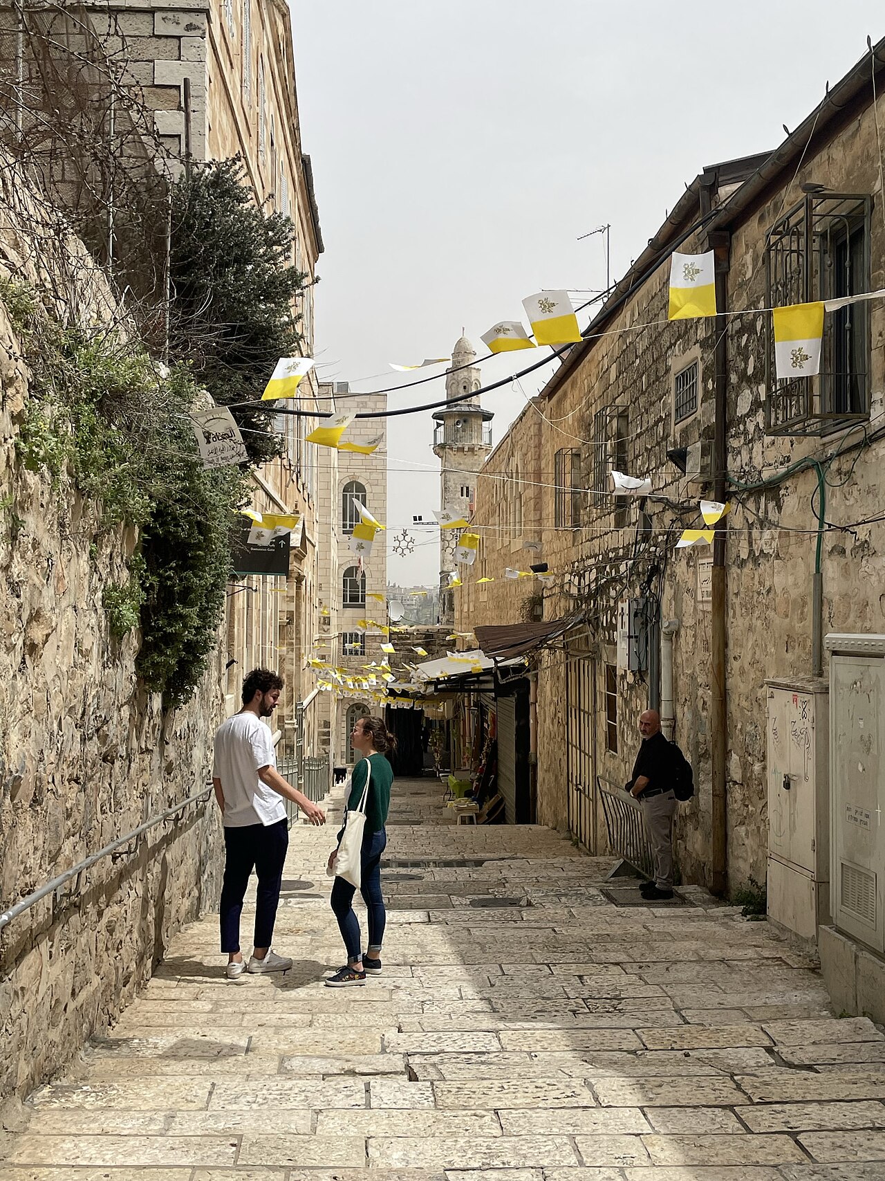 A street in the Old City of Jerusalem