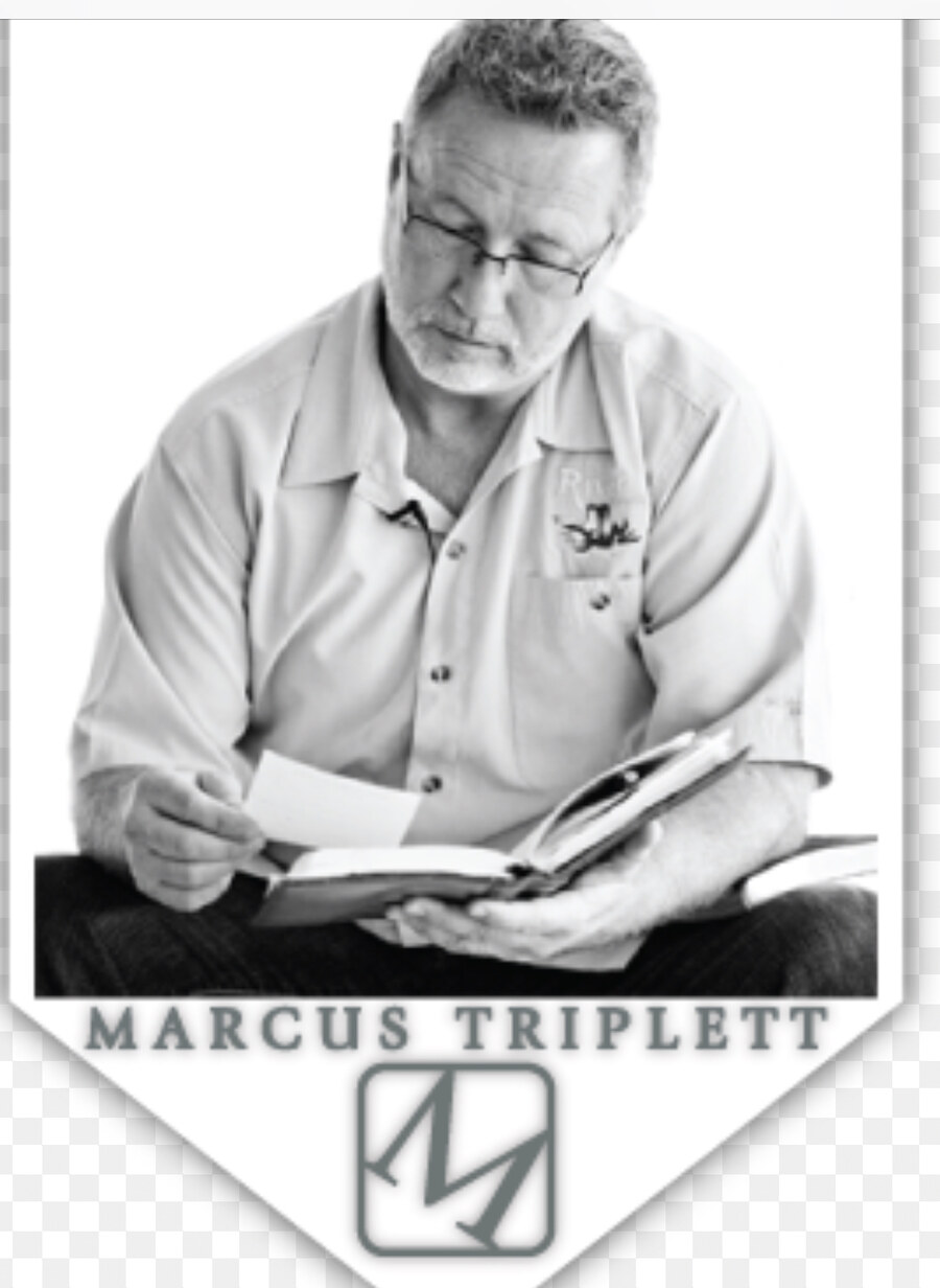 Marcus Triplett studying the Word